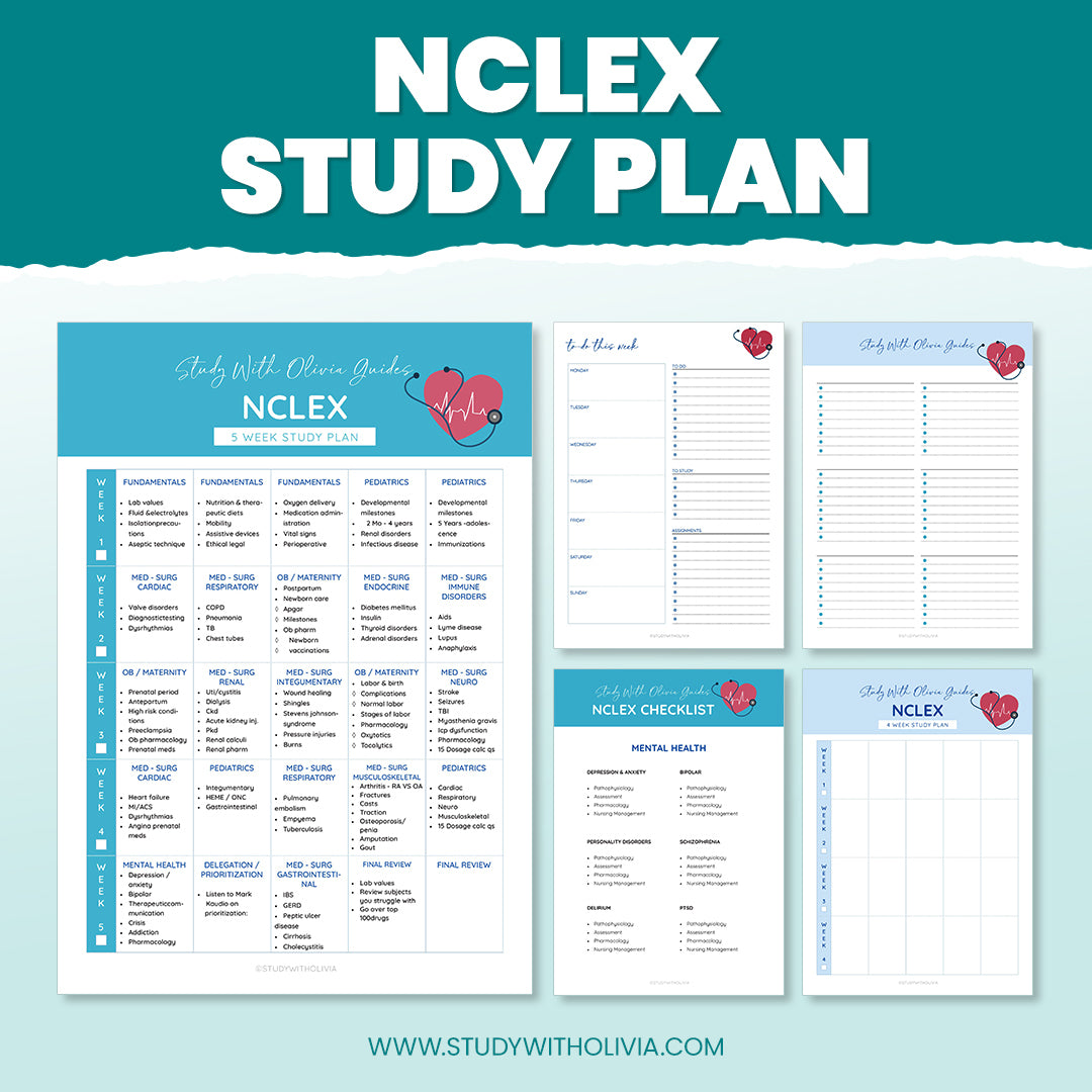 NCLEX Success: Personalized Study Plan | Study with Olivia