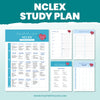 A printable NCLEX study plan by Study with Olivia, designed to help you prepare effectively for the exam.
