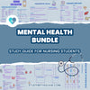 A bundle study guide tailored for nursing students, featuring a range of mental health topics for in-depth learning.
