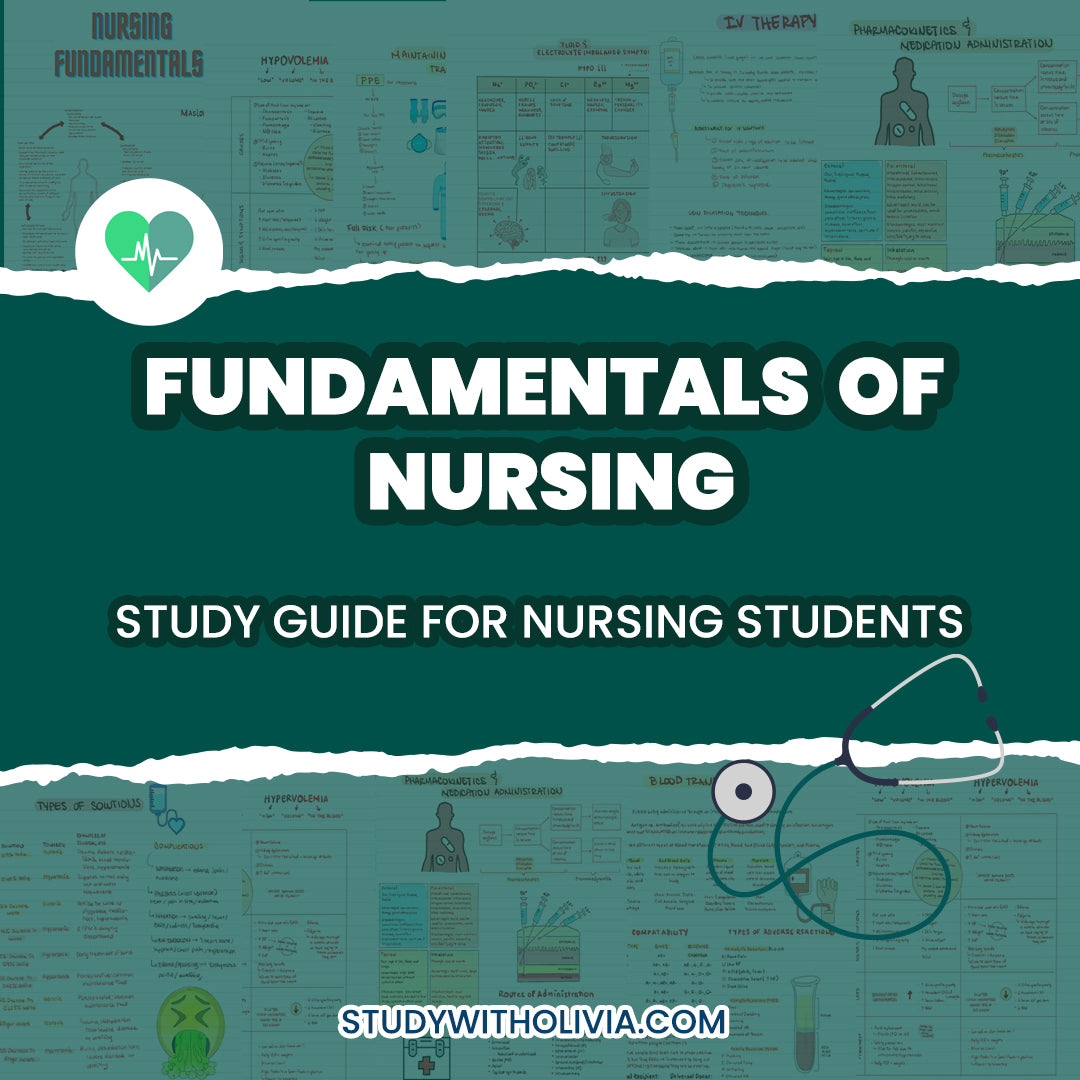 Nursing Fundamentals Bundle | Study With Olivia