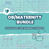 Maternity study guide for nursing students, part of the obstetrics bundle.